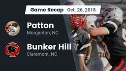 Recap: Patton  vs. Bunker Hill  2018