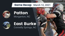 Recap: Patton  vs. East Burke  2021