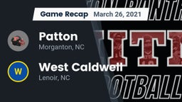Recap: Patton  vs. West Caldwell  2021