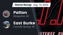 Recap: Patton  vs. East Burke  2022