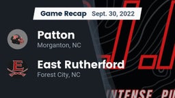 Recap: Patton  vs. East Rutherford  2022