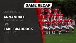 Recap: Annandale  vs. Lake Braddock  2016