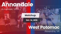 Matchup: Annandale High vs. West Potomac  2016