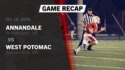 Recap: Annandale  vs. West Potomac  2016