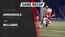 Recap: Annandale  vs. Williams  2016