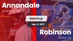 Matchup: Annandale High vs. Robinson  2017