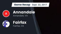Recap: Annandale  vs. Fairfax  2017
