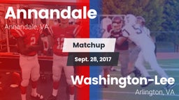 Matchup: Annandale High vs. Washington-Lee  2017