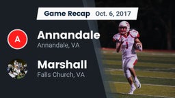Recap: Annandale  vs. Marshall  2017
