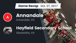 Recap: Annandale  vs. Hayfield Secondary School 2017