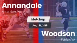 Matchup: Annandale High vs. Woodson  2018