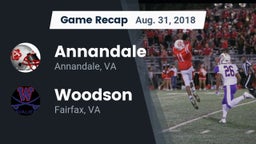 Recap: Annandale  vs. Woodson  2018