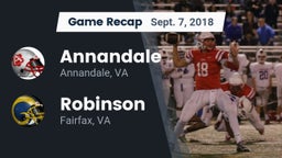 Recap: Annandale  vs. Robinson  2018