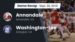 Recap: Annandale  vs. Washington-Lee  2018