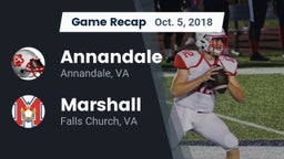 Recap: Annandale  vs. Marshall  2018