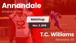 Matchup: Annandale High vs. T.C. Williams 2018