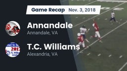 Recap: Annandale  vs. T.C. Williams 2018