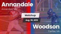 Matchup: Annandale High vs. Woodson  2019