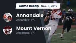 Recap: Annandale  vs. Mount Vernon   2019