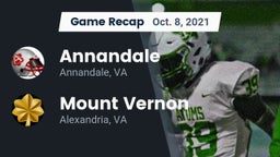 Recap: Annandale  vs. Mount Vernon   2021