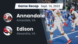 Recap: Annandale  vs. Edison  2022