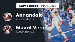 Recap: Annandale  vs. Mount Vernon   2022