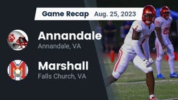 Recap: Annandale  vs. Marshall  2023