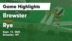 Brewster  vs Rye  Game Highlights - Sept. 12, 2022