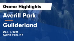 Averill Park  vs Guilderland  Game Highlights - Dec. 1, 2023