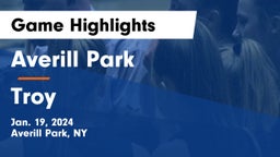 Averill Park  vs Troy  Game Highlights - Jan. 19, 2024