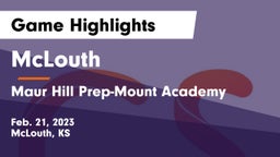 McLouth  vs Maur Hill Prep-Mount Academy  Game Highlights - Feb. 21, 2023