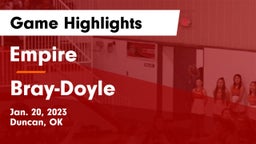 Empire  vs Bray-Doyle  Game Highlights - Jan. 20, 2023