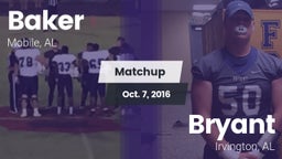 Matchup: Baker  vs.  Bryant  2016