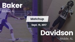 Matchup: Baker  vs. Davidson  2017
