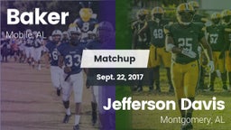 Matchup: Baker  vs. Jefferson Davis  2017