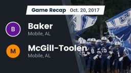 Recap: Baker  vs. McGill-Toolen  2017