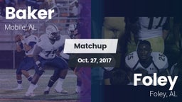 Matchup: Baker  vs. Foley  2017