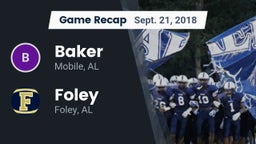 Recap: Baker  vs. Foley  2018