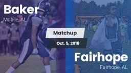 Matchup: Baker  vs. Fairhope  2018