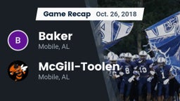 Recap: Baker  vs. McGill-Toolen  2018