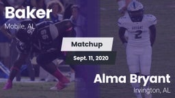 Matchup: Baker  vs. Alma Bryant  2020