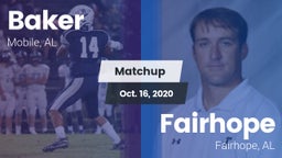 Matchup: Baker  vs. Fairhope  2020