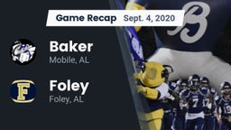 Recap: Baker  vs. Foley  2020