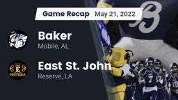 Recap: Baker  vs. East St. John  2022