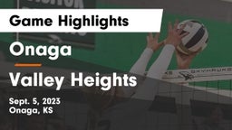 Onaga  vs Valley Heights  Game Highlights - Sept. 5, 2023