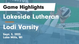 Lakeside Lutheran  vs Lodi Varsity Game Highlights - Sept. 5, 2023