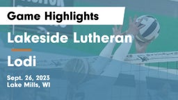 Lakeside Lutheran  vs Lodi  Game Highlights - Sept. 26, 2023