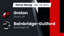 Recap: Groton  vs. Bainbridge-Guilford  2019