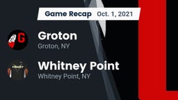 Recap: Groton  vs. Whitney Point  2021
