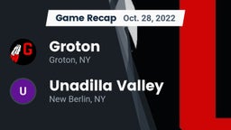 Recap: Groton  vs. Unadilla Valley  2022